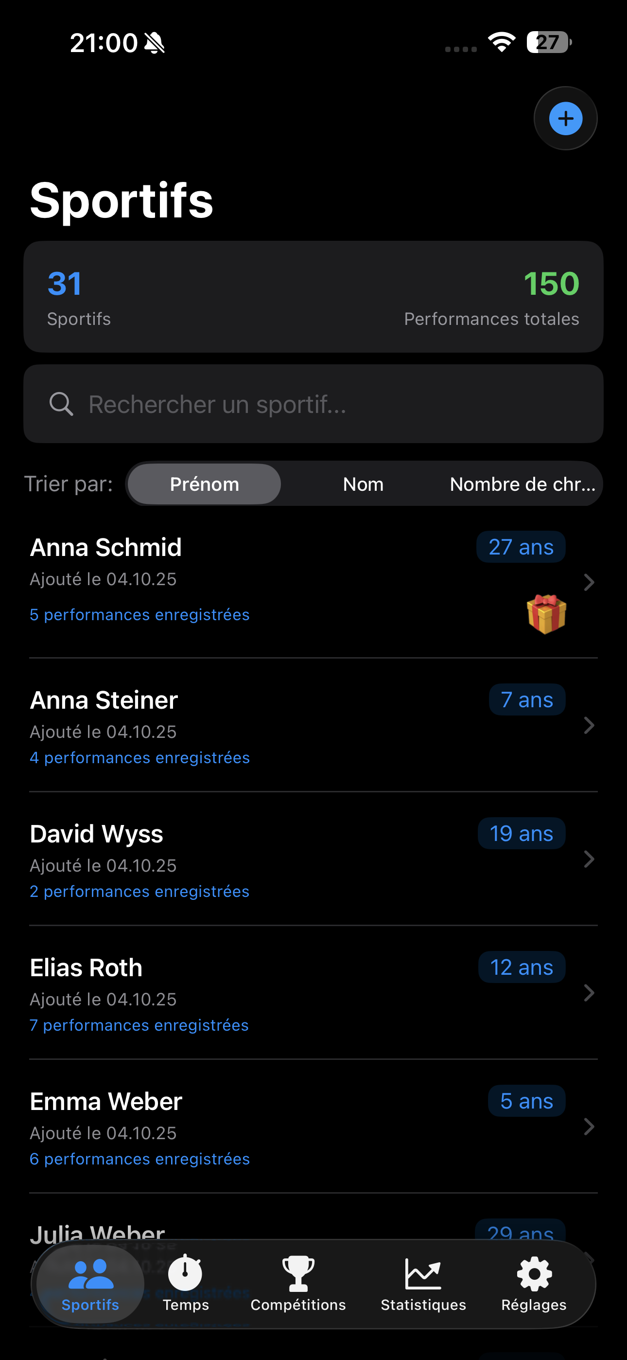 TraQtime sur iPhone